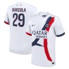 Camiseta de fútbol Paris Saint-Germain Bradley Barcola 29 Segunda Equipación 2024-25 - Hombre